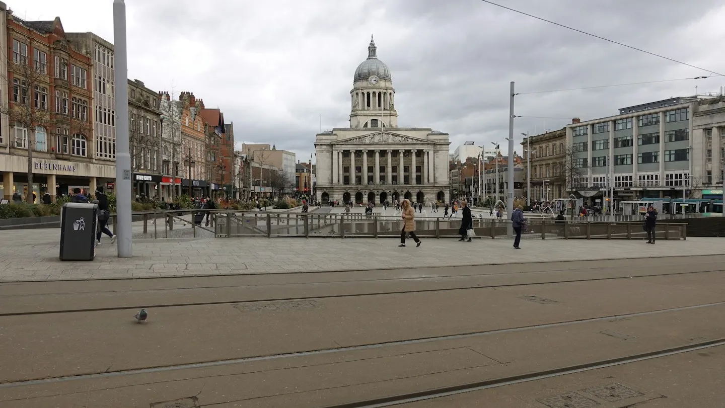 Old Market Square in Nottingham