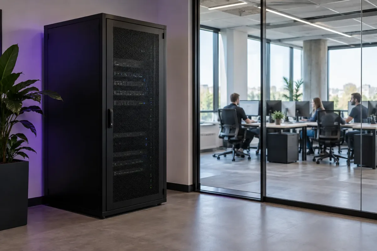 Illustrative secure business network infrastructure