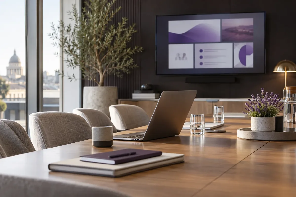 Illustrative Microsoft 365-ready workplace